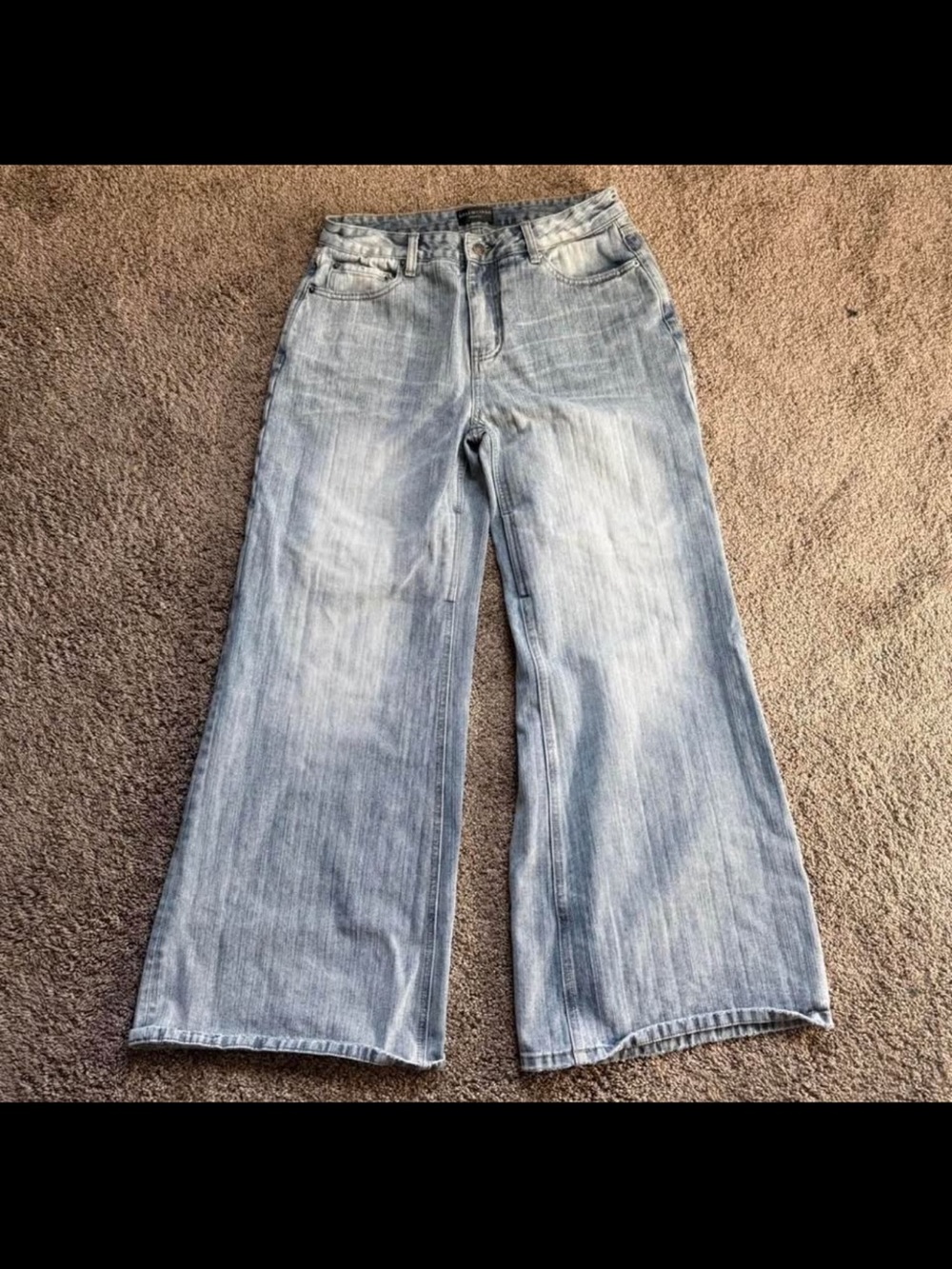 Wide Leg Light Wash Balenciaga Jeans